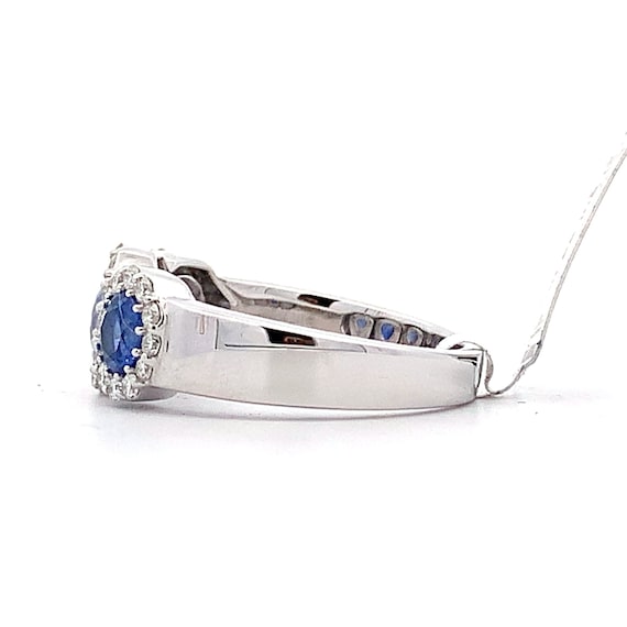 Estate 14kt 1.90cttw Sapphire and Diamond Ring - image 5