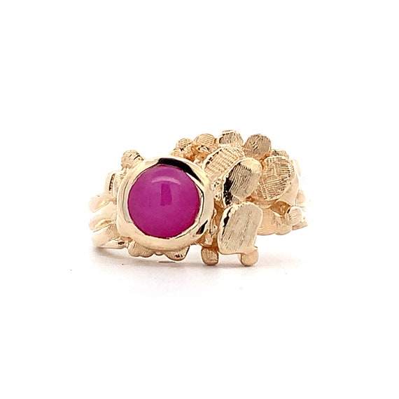 Estate 14kt Star Ruby Ring View 4