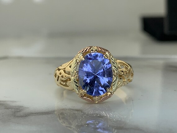Black hills gold amethyst ring best sale