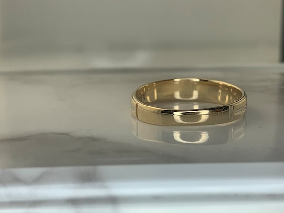 Estate 14kt Yellow Gold Band - image 4