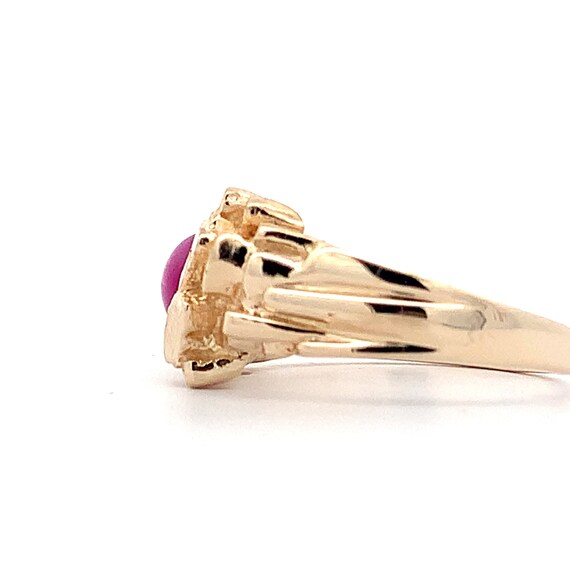 Estate 14kt Star Ruby Ring View 5