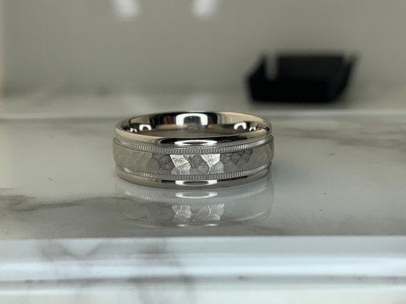 Estate 14kt White gold Band