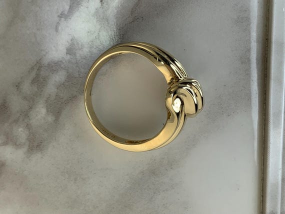 Estate 14kt Gold Ring Size 6.75 View 3