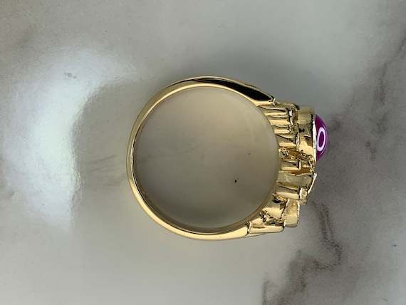 Estate 14kt Star Ruby Ring View 3
