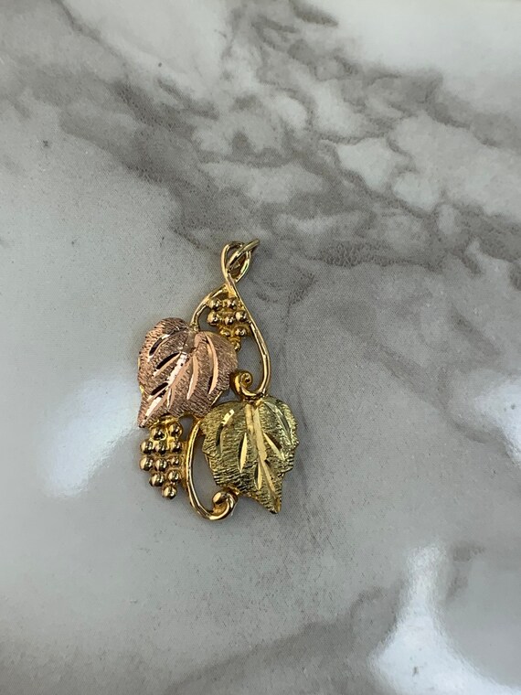 Estate 10kt Black Hills Gold Pendant Etsy Australia