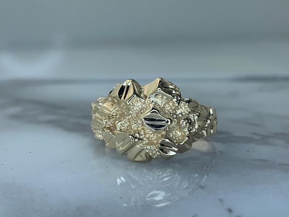Estate 14kt Gold Nugget Ring