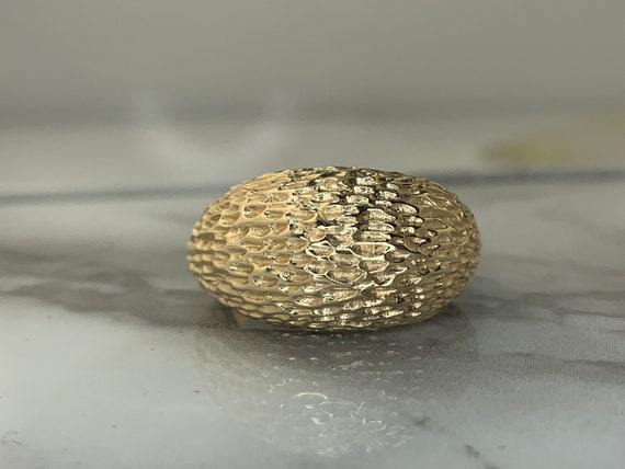 Estate 14kt Yellow Gold Dome Ring