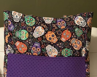 Black Day of the Dead Tote Bag