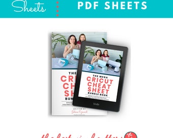 Printable Cheat Sheets for Cricut Joy - Beginners Guide PDF Instant Download