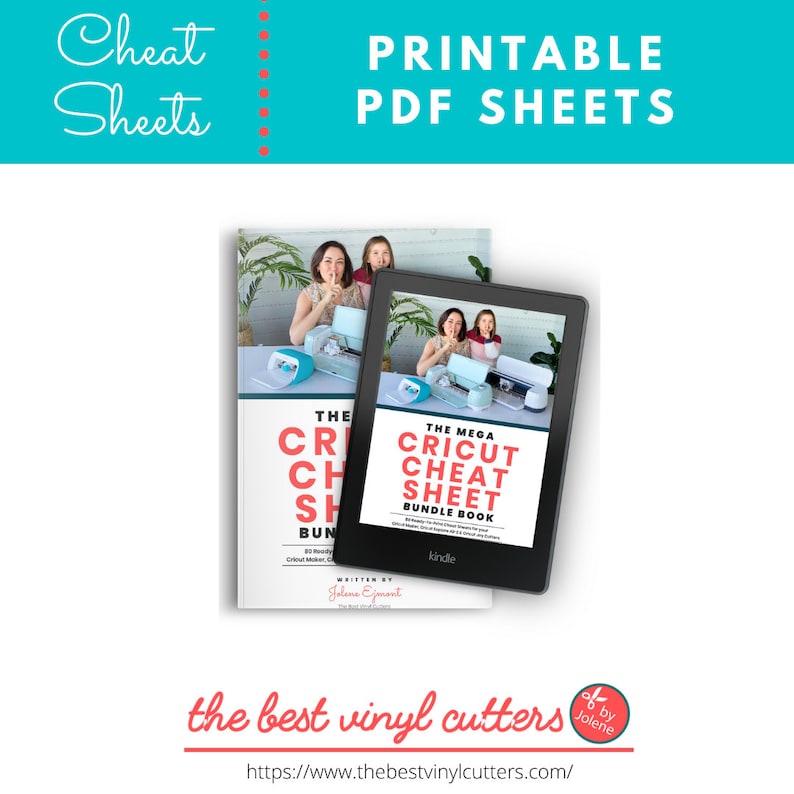 Printable Cheat Sheets for Cricut Joy Beginners Guide PDF Instant Download image 1