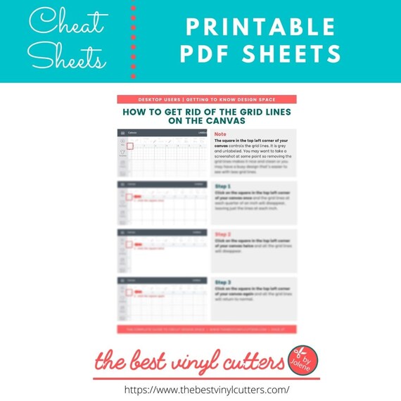 How to get rid of grid lines step by step tutorial sheet for etsy