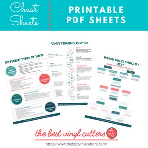 Cricut Cheat Sheet, Cricut Size Guide, Cup Decal Size Guide, Wine