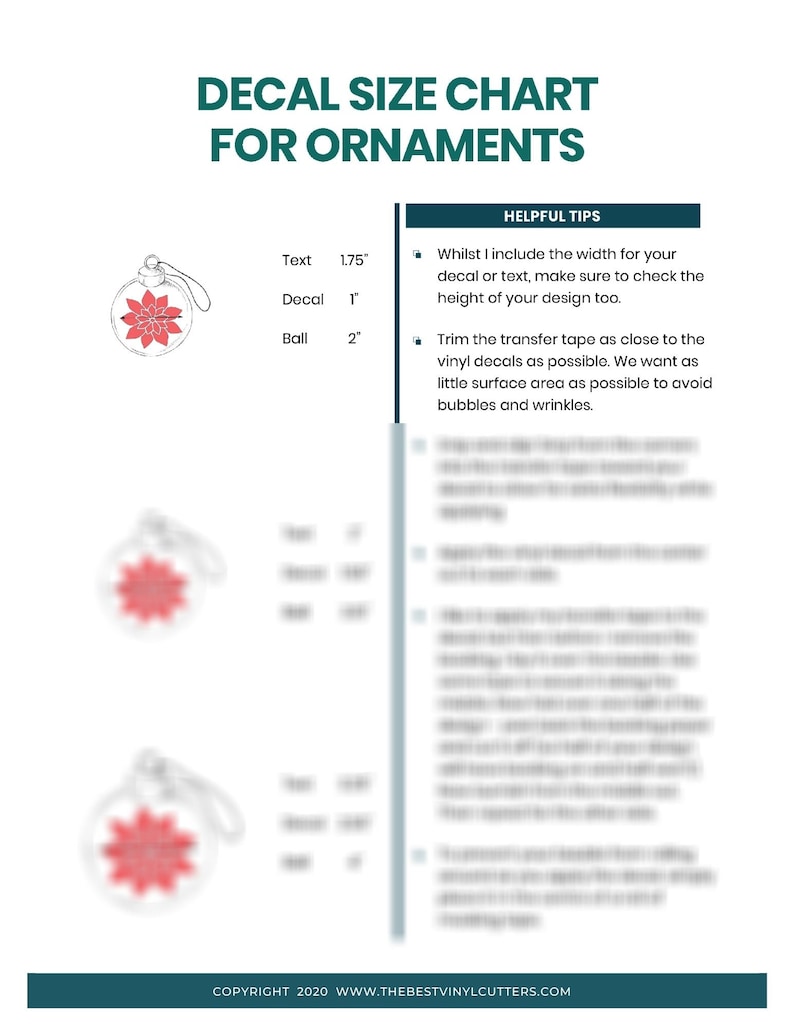 printable cheat sheets for adhesive vinyl beginners guide etsy