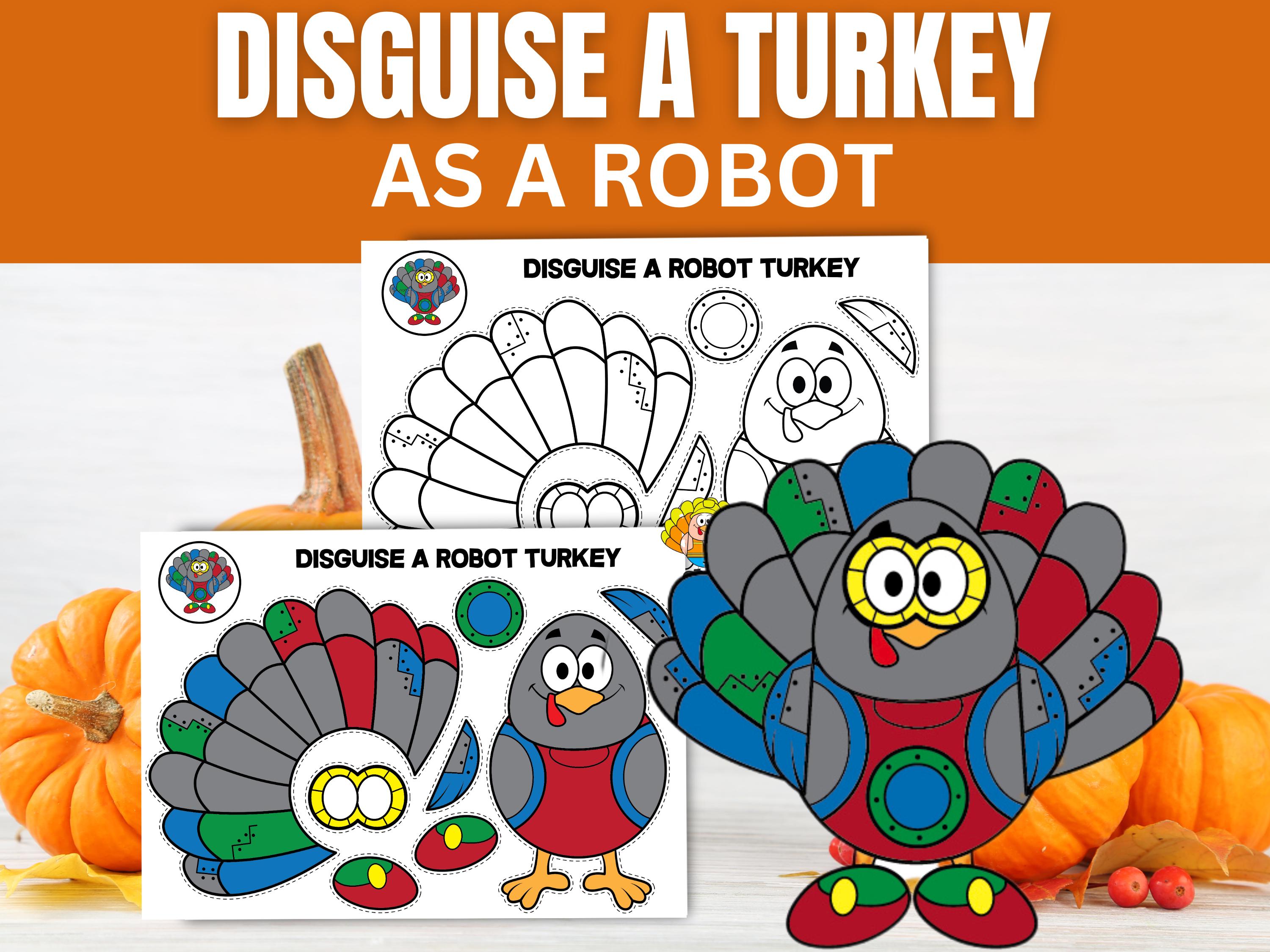 turkey robot disguise - etsy