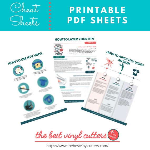 Printable Cheat Sheets for Cricut Joy on How to Make Labels - Beginners  Guide PDF Instant Download