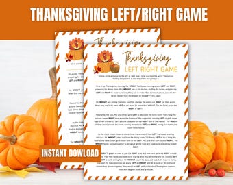 Thanksgiving Pass The Gift Game - Party Game Sign For Family, Friends, Office Parties, Group Fun (GEPS01) - View #8