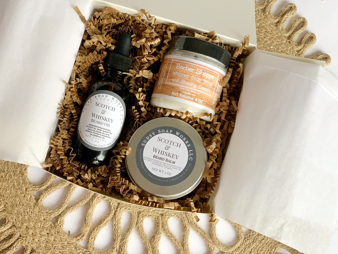 Mens Beard Care Kit Mens Self Care Kit Mens Beard Gift Etsy