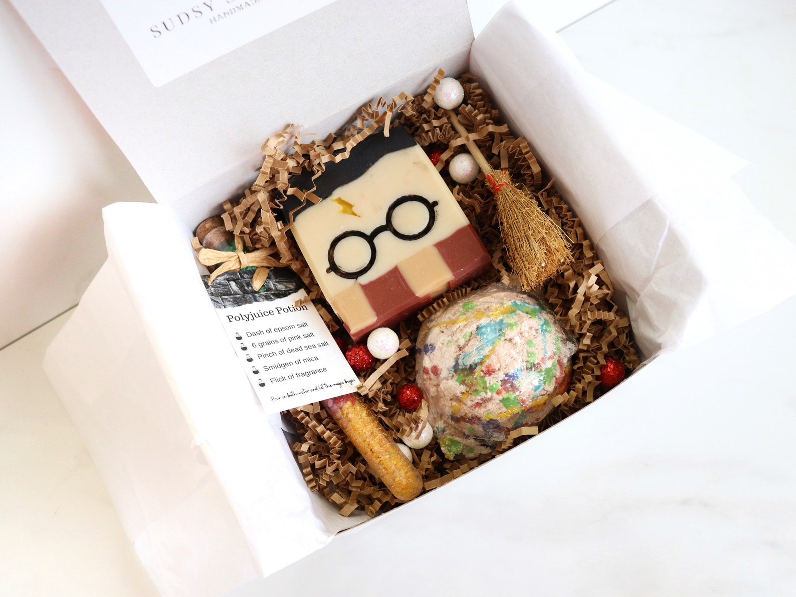 Mini Wizard Spa Gift Set, Wizard House Set, Self Care Gift Box, Bath ...