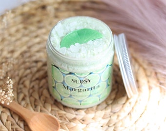 Margarita Sugar Scrub, Whipped Sugar Scrub, Body Scrub, Self Care, Foaming Sugar Scrub, Bath Products, Exfoliating Scrub