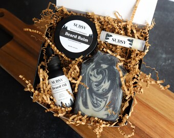 Men’s Beard Care Kit, Gifts For Dad, Men’s Self Care Kit, Mens Beard Gift Box, Gift for Men, Men’s Grooming Kit, Gift for Him, Christmas