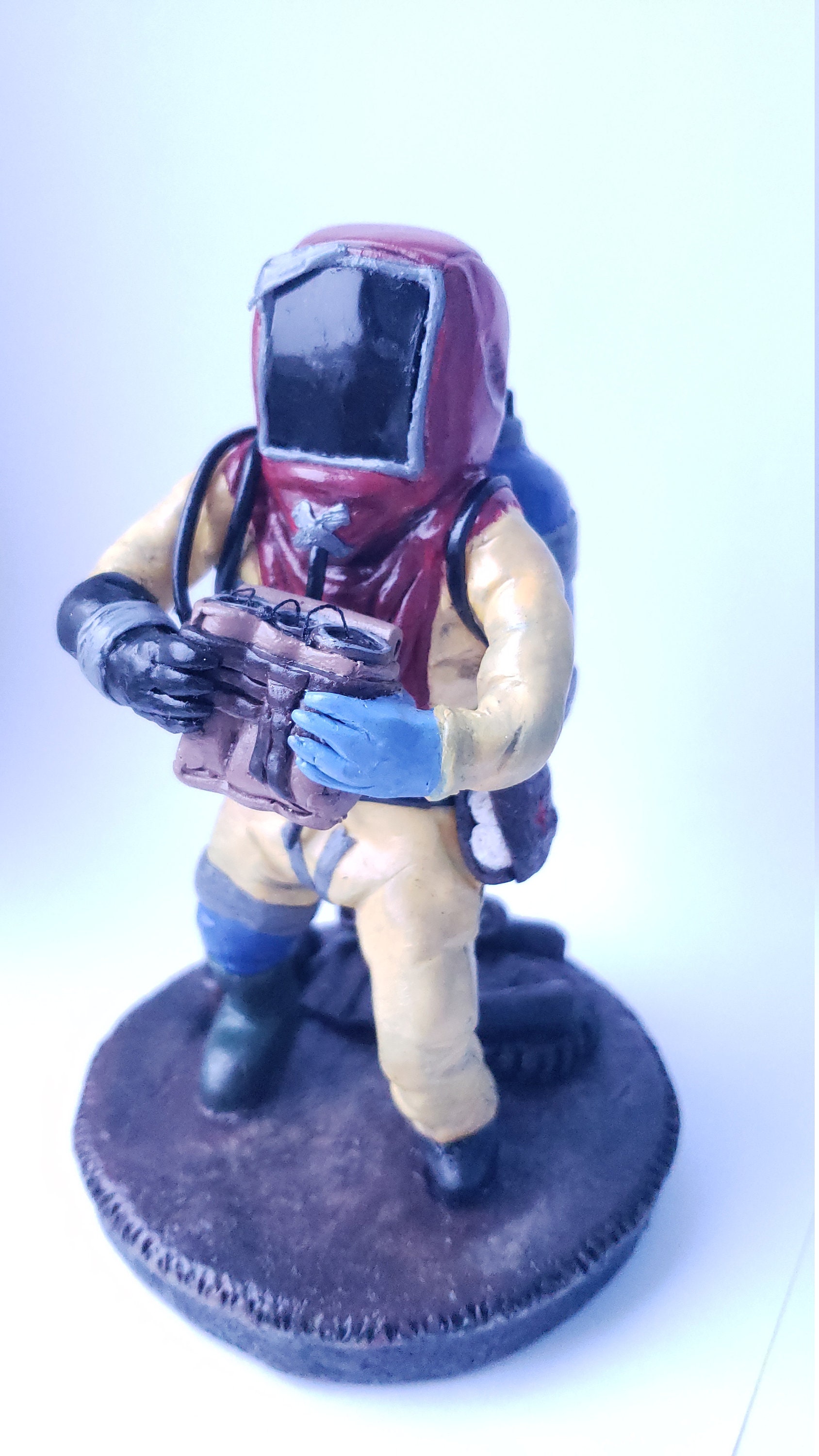 Collectible statuette. Rust. Collectible figure. Raider. | Etsy