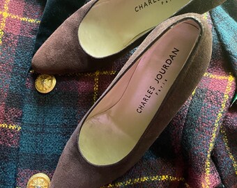 シャルル ジョルダン CJBIS シューズ、ヴィンテージ オールレザー