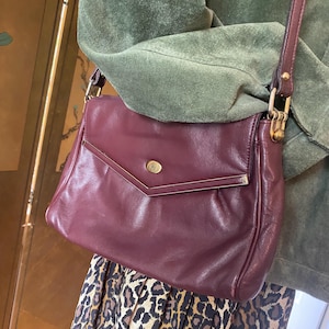 Vintage leather crossbody bag by Etienne Aigner