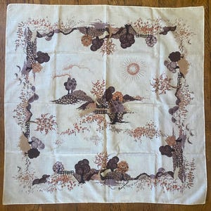 Vintage cotton scarf by Mary Quant
