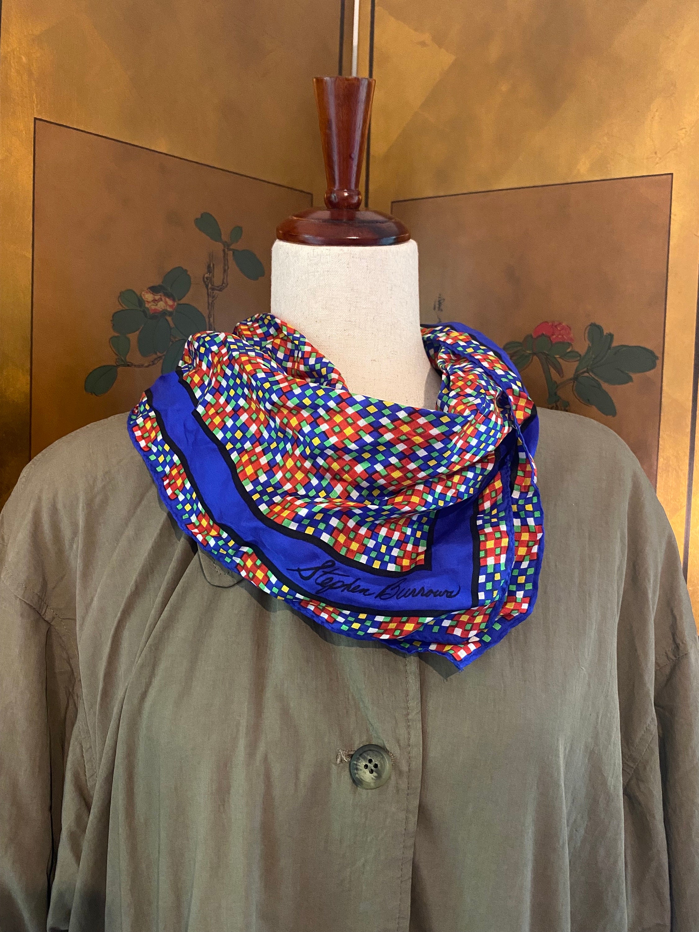 小物 CTHY HIGH-END VINTAGE SILK SCARF 小物 CTHY HIGH-END VINTAGE SILK SCARF HIGH-END VINTAGE SILK