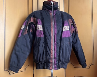 Vintage bomberjacka, blandteknik, storlek S