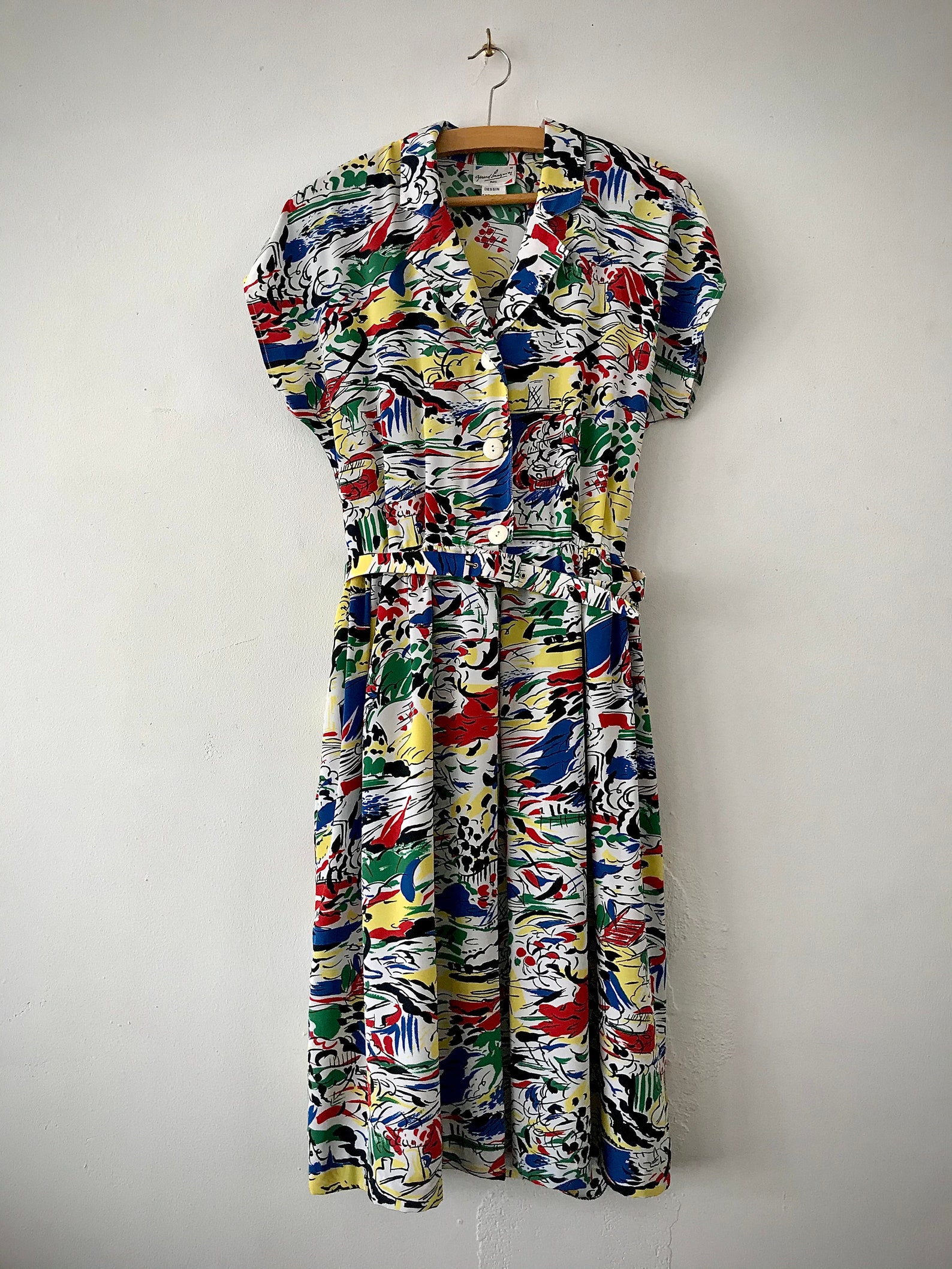Gerard Pasquier printed dress | Etsy