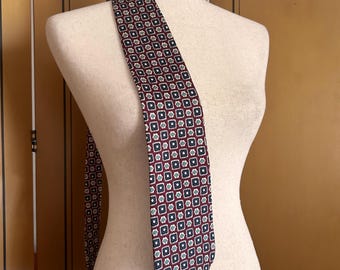 Vintage silk necktie by Oscar de la Renta