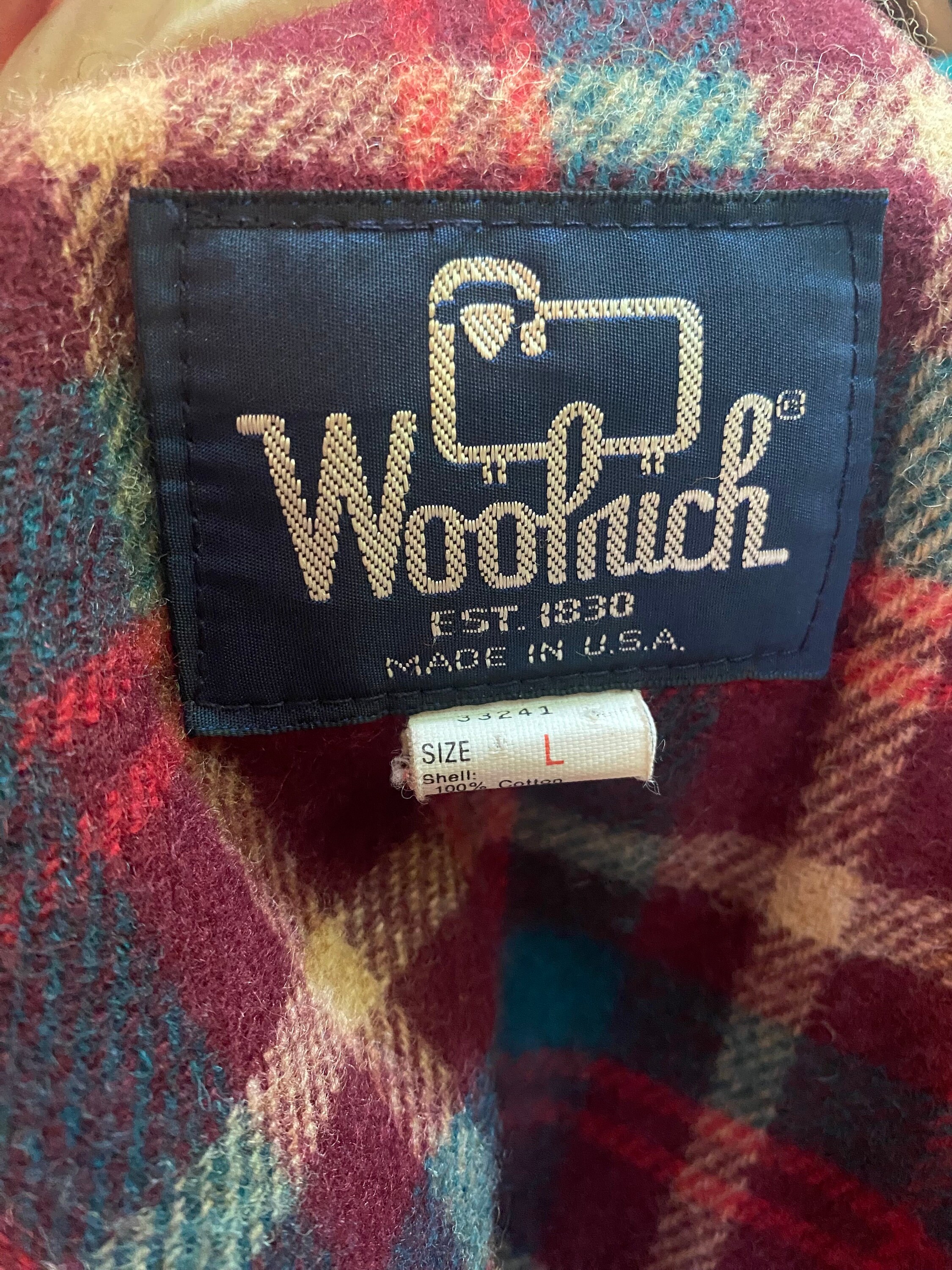 Vintage Cotton Vest by Woolrich, Size L - Etsy