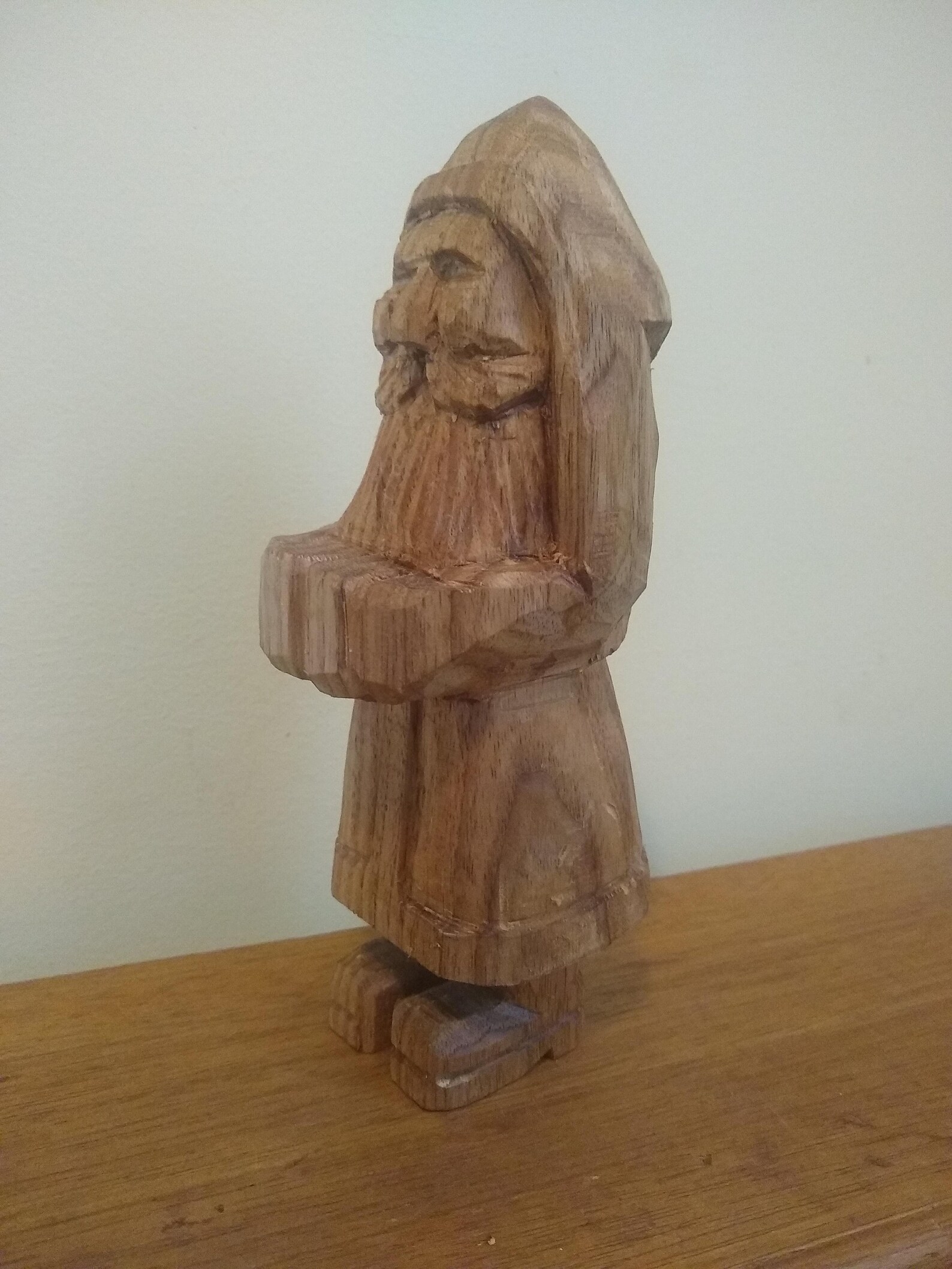 Saint Nicholas Scandinavian Wood Carving Unpainted Etsy