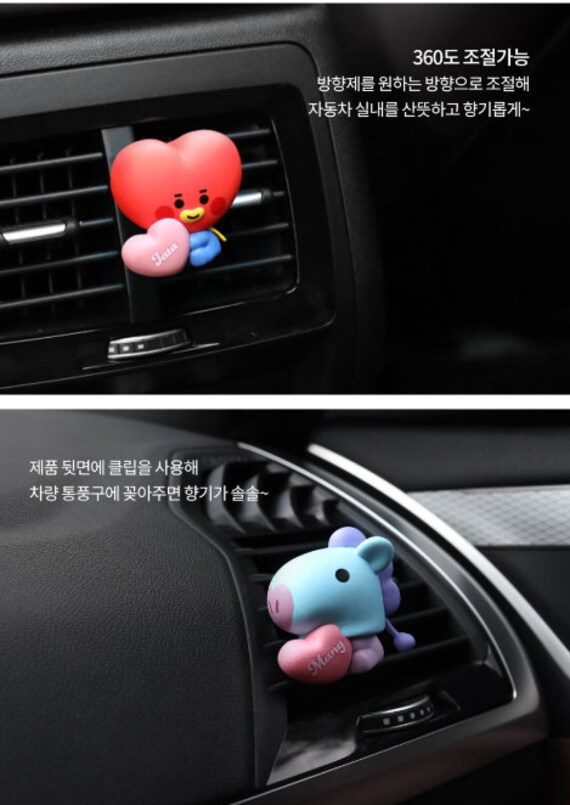 BTS BT21 Official Car Air Freshener BTS Merch Army Kpop Etsy