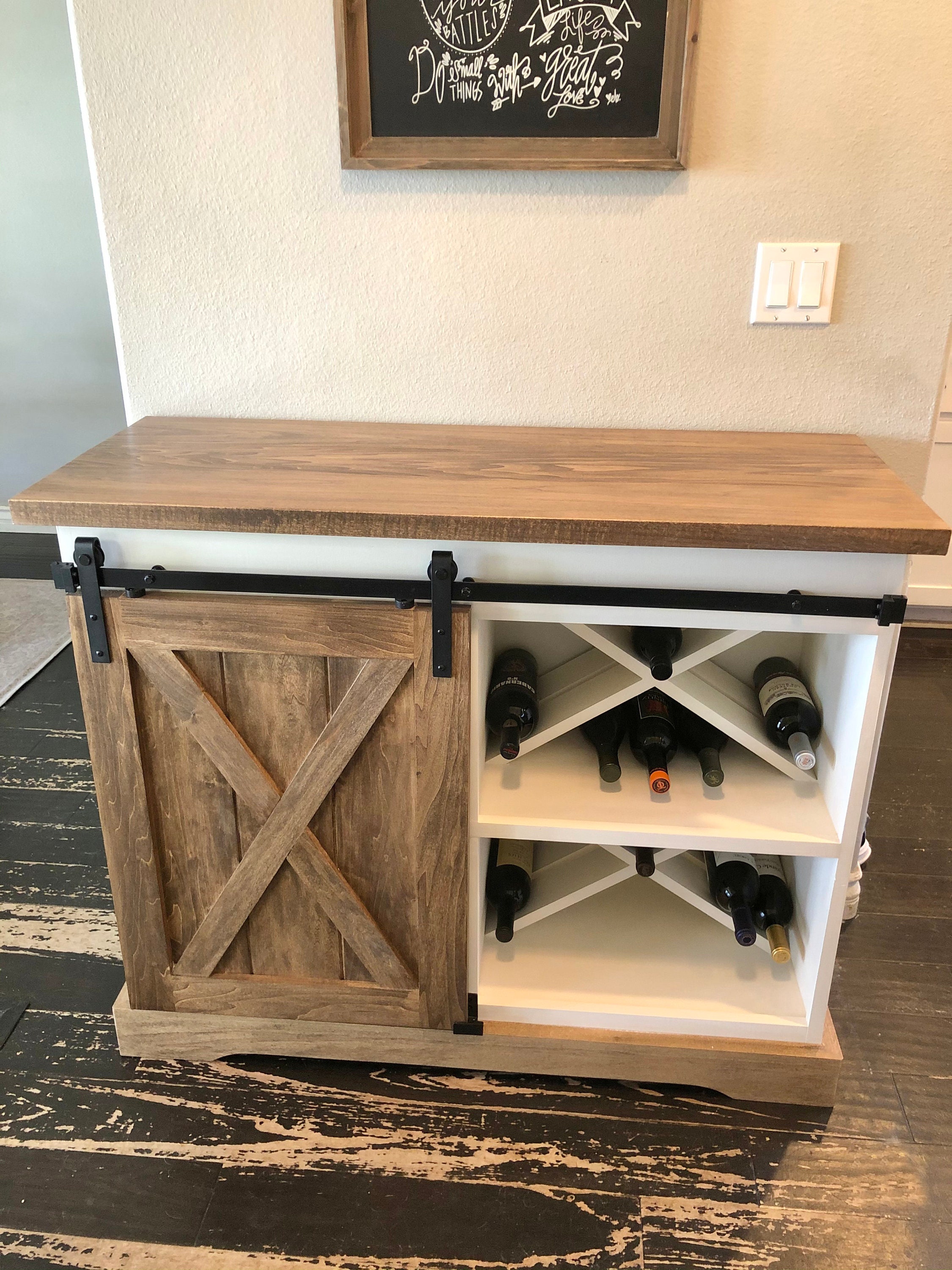 Farmhouse Wine Rack Etsy
