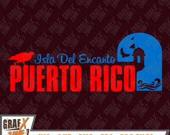 Puerto Rico El Morro SVG, Cricut Silhouette Cut Files (Digital Download)