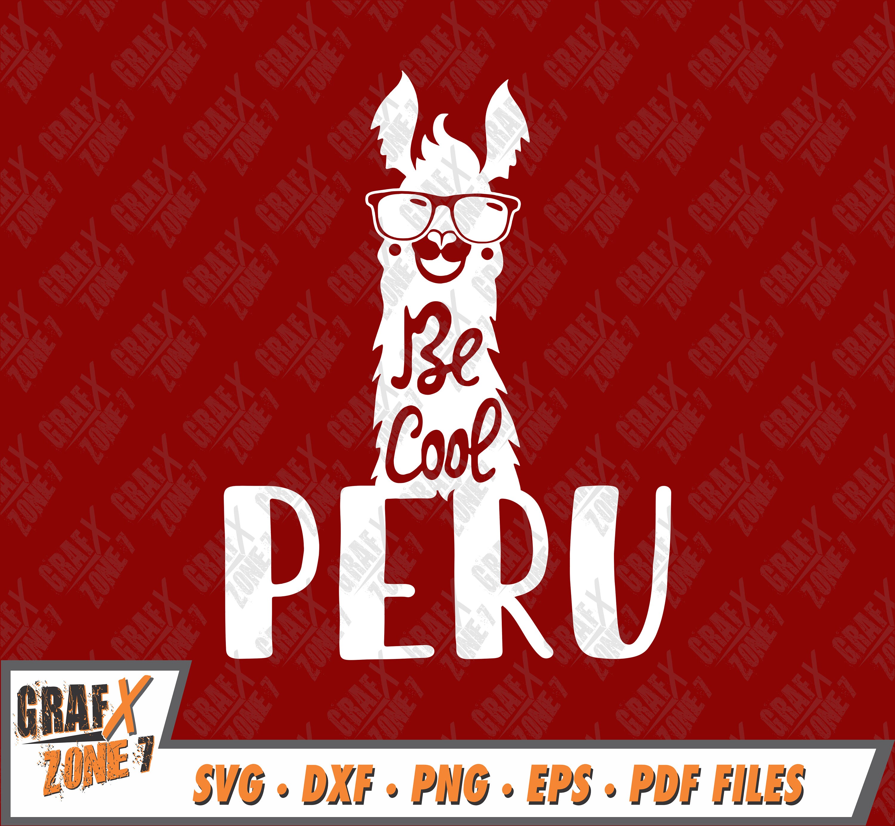 Be Cool Perù Svg, Camicia peruviana Svg, File di taglio SVG per Cricut, Silhouette, Clipart, Serigrafia, File di taglio, Dxf in formato Svg, Eps, File Png