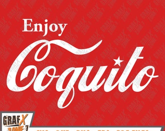 Godetevi Coquito Svg, Porto Rico Svg, Boricua Svg, Camicia portoricana Svg, File di taglio SVG per Cricut & Dxf, Eps, File Png