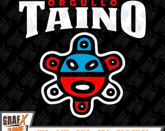 Orgullo Taino SVG, Puerto Rican Pride Cricut Cut File (Digital Download)