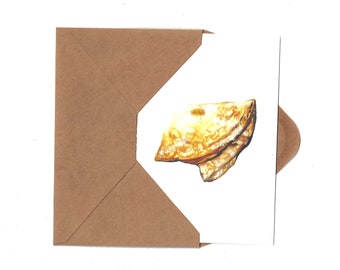 Vanilla Crepes Mother's Day Card w/ Detachable Recipe
