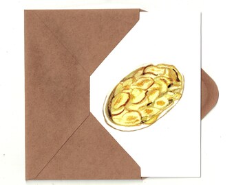 Scalloped Potatoes Easter Card w/ Detachable Recipe