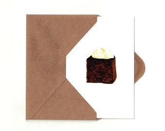 Gingerbread Holiday Card w/ Detachable Recipe