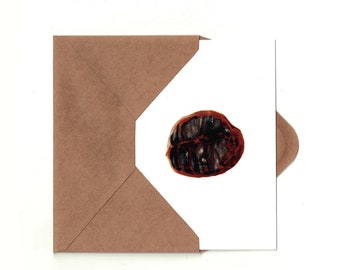 Chocolate Truffles Valentine's Card w/ Detachable Recipe