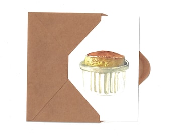 Cheese Soufflé Mother's Day Card w/ Detachable Recipe