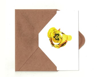 Eggs Benedict Valentine's Card w/ Detachable Recipe