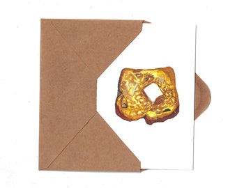 French Toast Mother's Day Card w/ Detachable Recipe