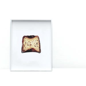 Canele Watercolor Painting | Food Themed Art Prints | Canele Watercolor Print | French Pastry Wall Art