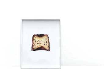 Canele Watercolor Print: French Pastry Kitchen Art