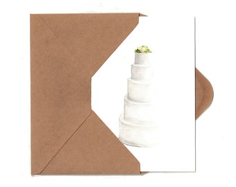 Wedding Cake Greeting Card